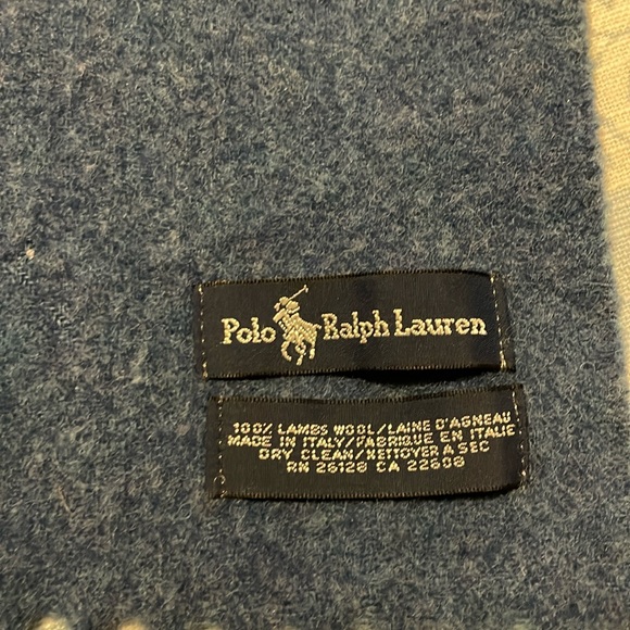 100% lambs wool Polo scarf - Picture 3 of 3